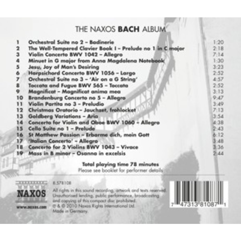 Naxos Naxos Bach Album