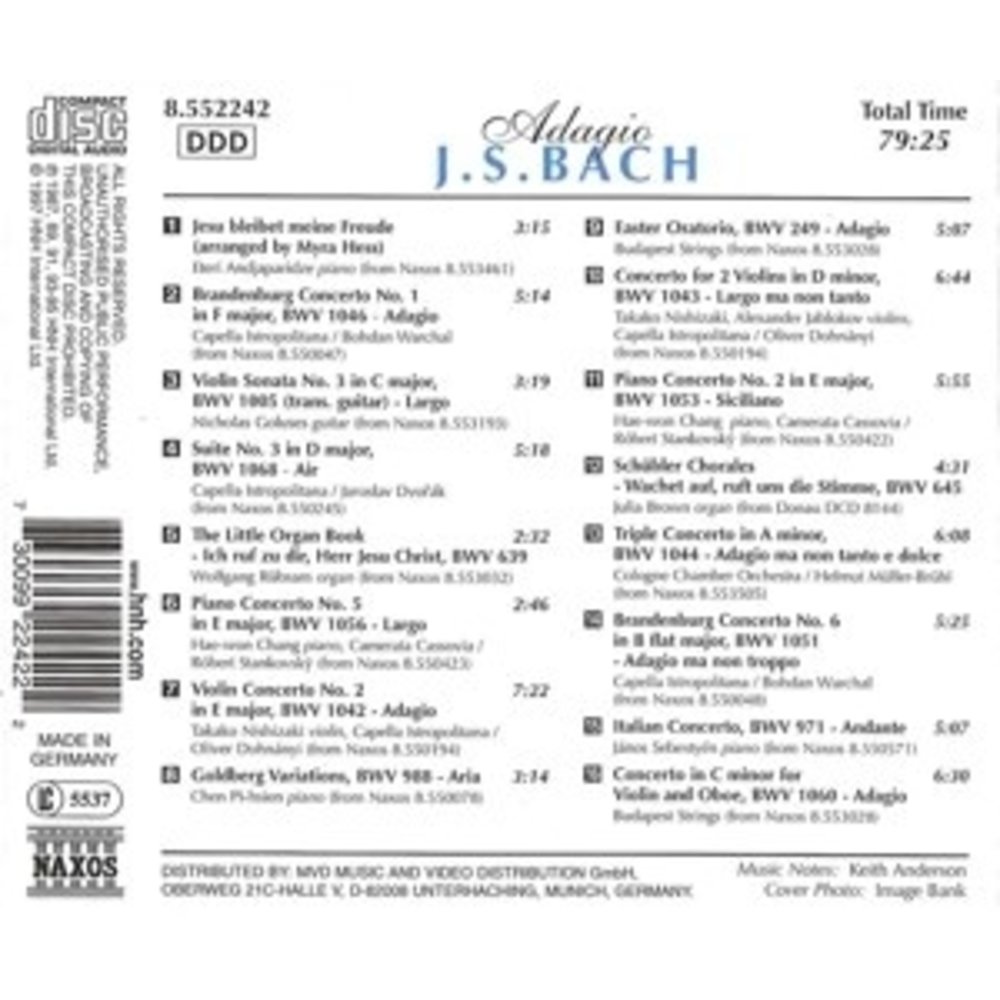 Naxos J. S. Bach - Adagio