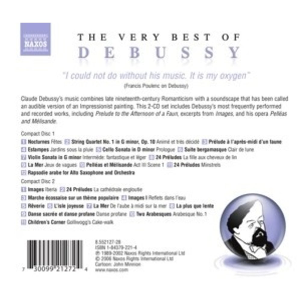 Naxos The Very Best Of Debussy