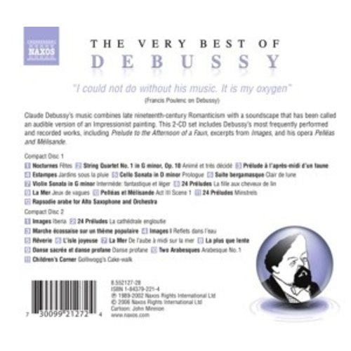 Naxos The Very Best Of Debussy