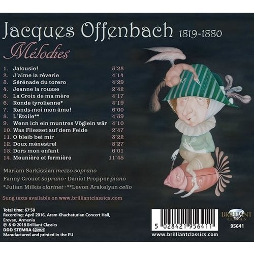 Brilliant Classics Offenbach: Melodies
