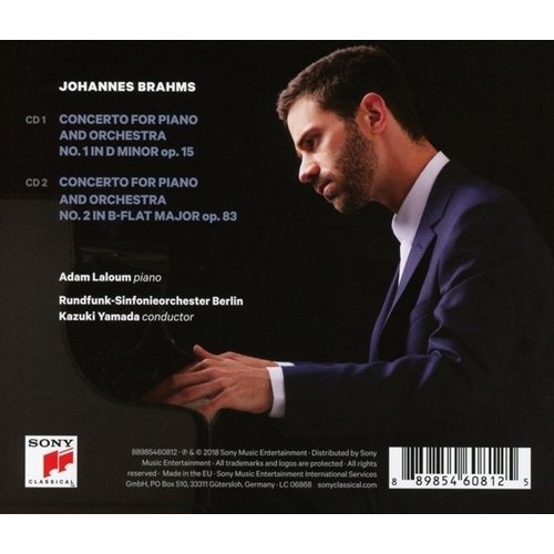 Sony Classical Brahms: Piano Concertos - Adam Laloum