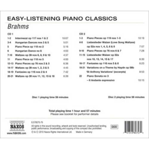 Naxos Easy Listening: Brahms