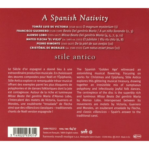 Harmonia Mundi Lobo, Guererro, Morales, Victoria: A Spanish Nativity