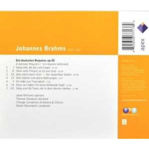 Erato Disques Brahms:ein Deutsches Requiem