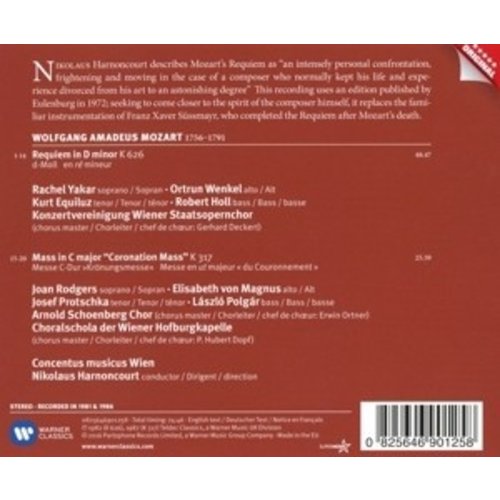 Erato/Warner Classics Mozart: Requiem & Coronation M