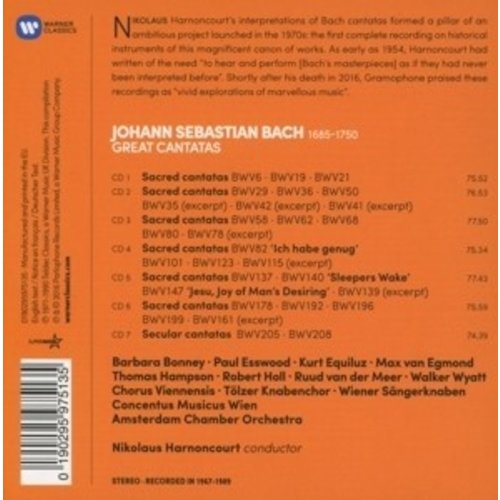 Erato/Warner Classics Bach: Great Cantatas