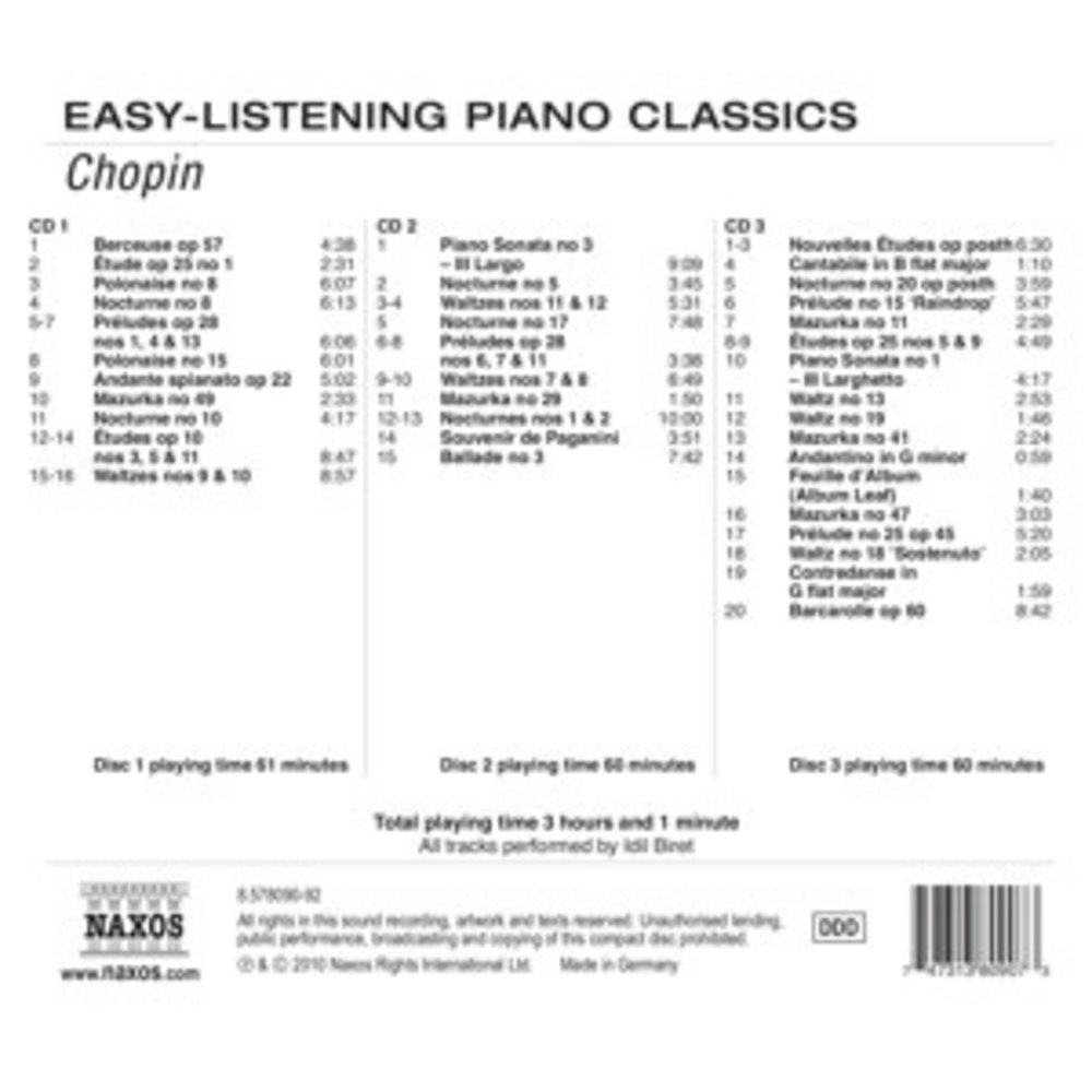 Naxos Easy-Listening Piano Chopin