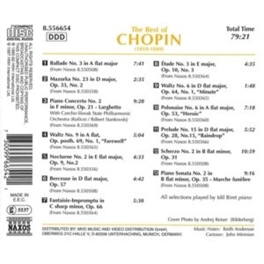 Naxos The Best Of Chopin