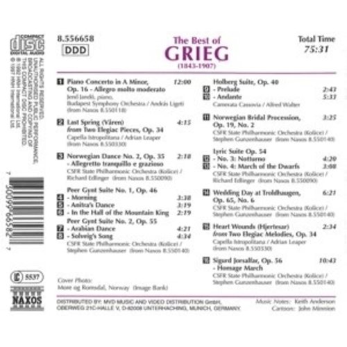 Naxos The Best Of Grieg