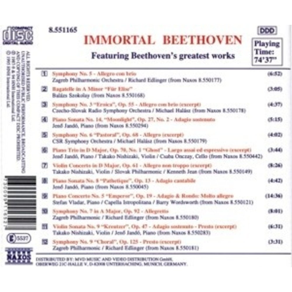 Naxos Immortal Beethoven
