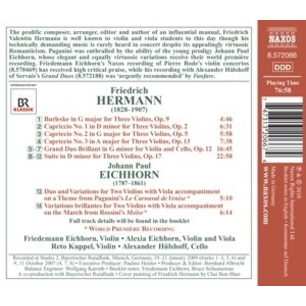 Naxos Hermann: 3 Capriccios