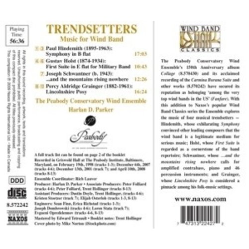 Naxos Trendsetters Music For Wind Band