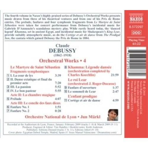 Naxos Debussy: Orchestral Works 4