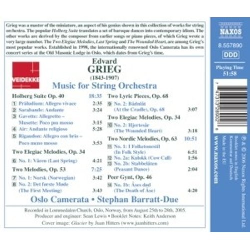 Naxos Grieg: Music For String Orches