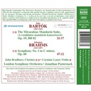 Naxos Bartok/Brahms: Lso, Pasternack