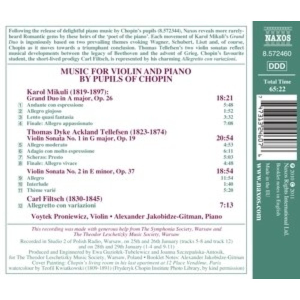 Naxos Pupils Of Chopin