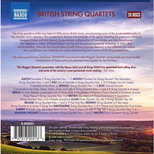 Naxos British String Quartets