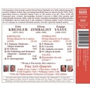 Naxos Kreisler/Zimbalist: String Quartets