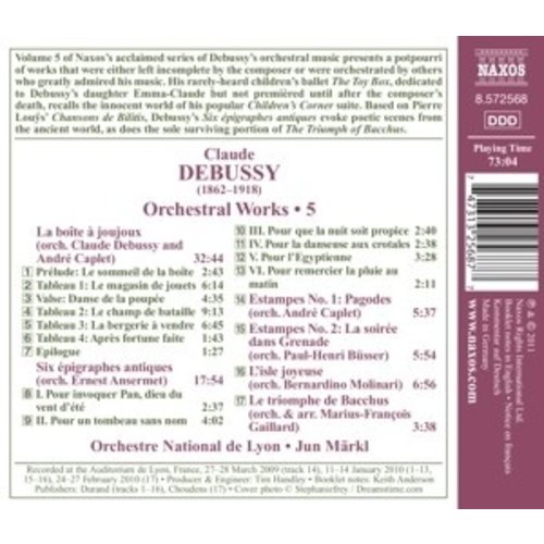 Naxos Debussy: Orchestral Works 5
