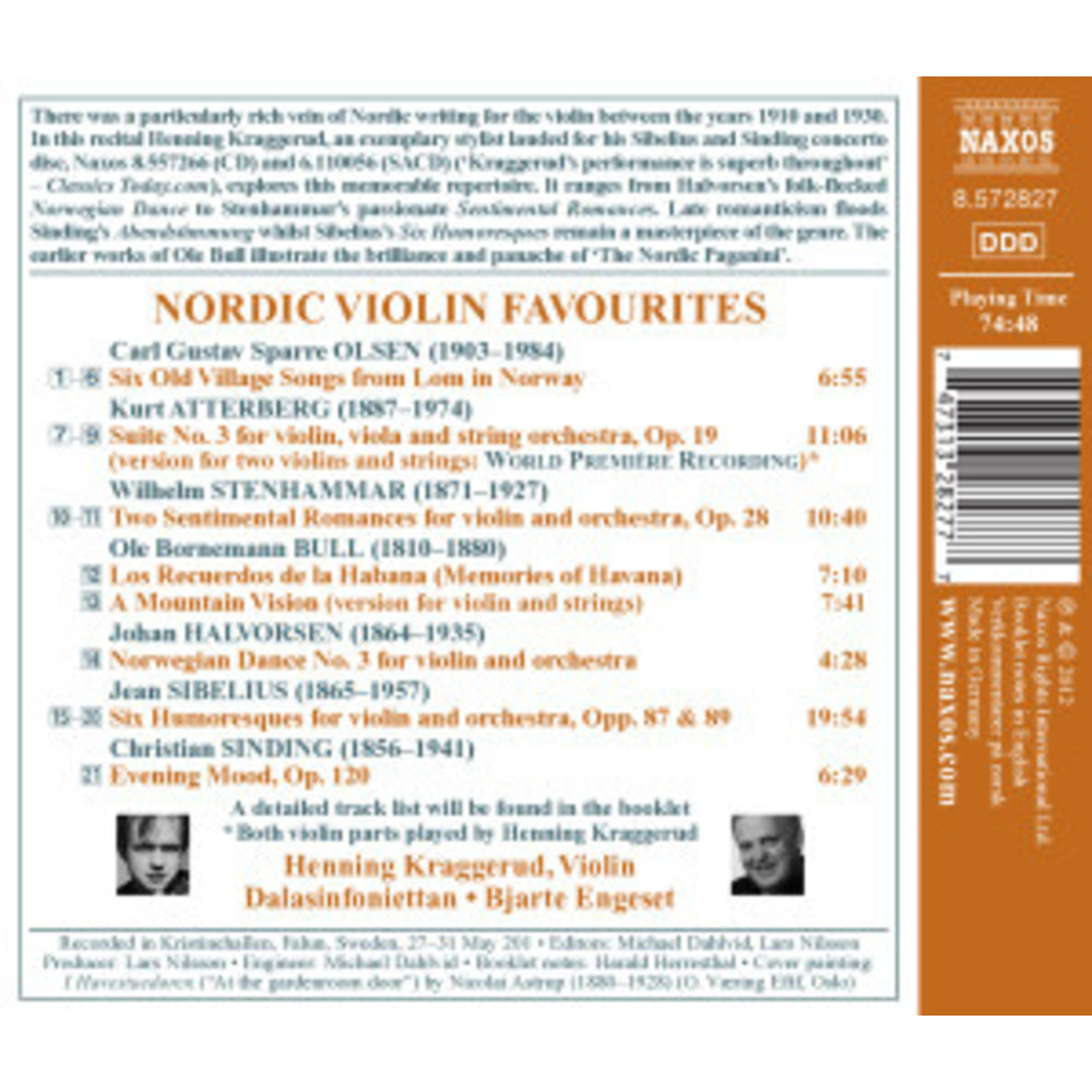 Naxos Nordic Violin Favourites