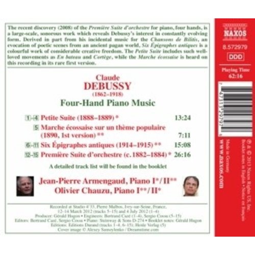 Naxos Debussy: Four-Hand Piano Music
