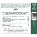 Naxos Grieg: Concerti For Violin