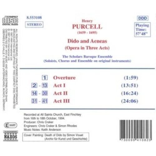 Naxos Purcell: Dido And Aeneas