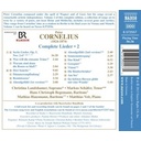 Naxos Cornelius: Complete Lieder 2