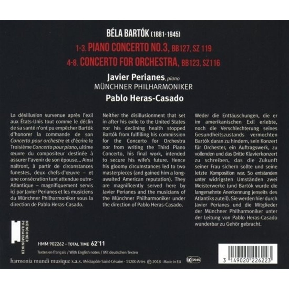 Harmonia Mundi Concerto For Orchestra