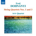 Naxos Dohnanyi: String Quartets 1+3