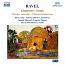 Naxos Ravel: Songs For Voice & Piano