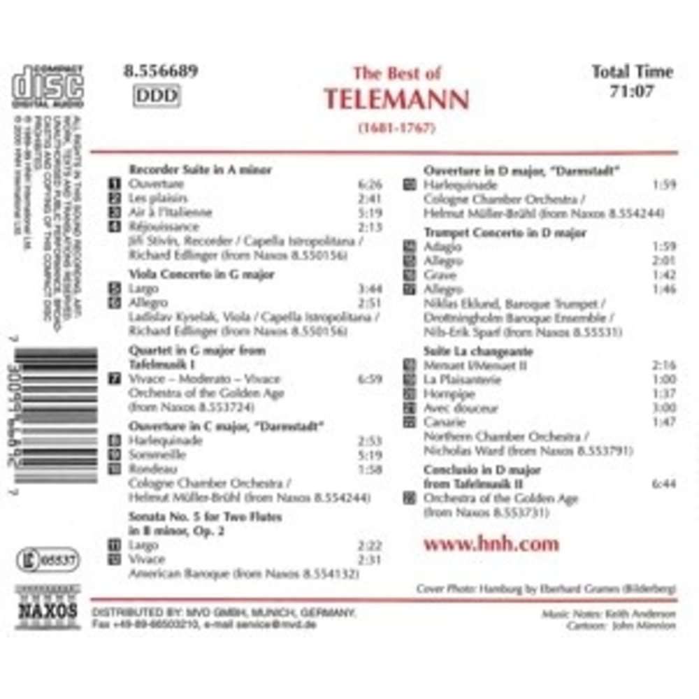 Naxos The Best Of Telemann