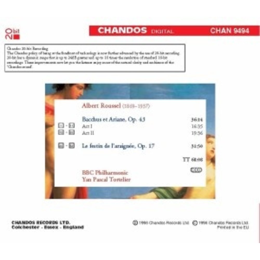 CHANDOS Bacchus&Ariane