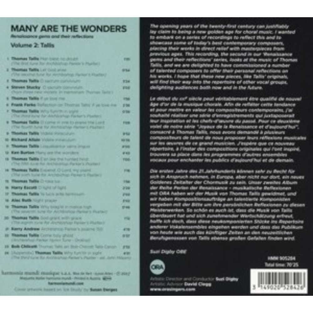 Harmonia Mundi Many Are The Wonders