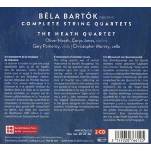 Harmonia Mundi Complete String Quartets