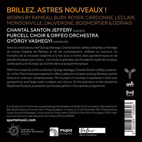 Aparté Rameau, Dauvergne: Brillez, astres nouveaux! (Airs d'opÃ©ra baroque franÃ§ais)