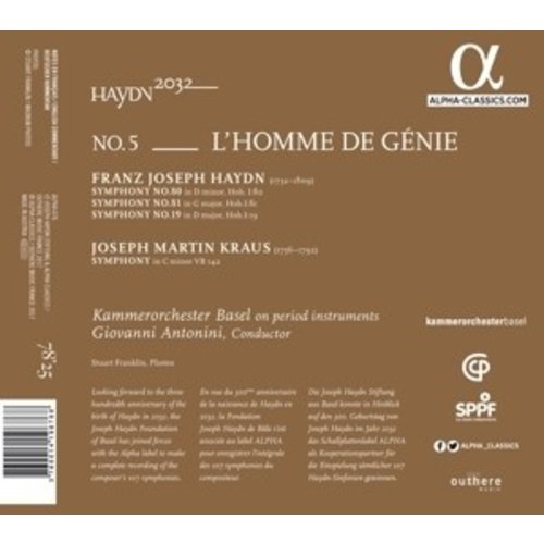 ALPHA Haydn 2032 Vol 5 L'homme De Genie