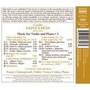 Naxos Saint-Saens: Violin Sonata No.2