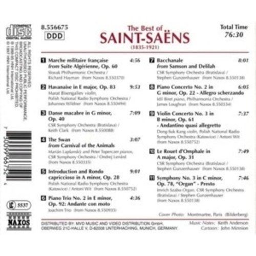 Naxos The Best Of Saint-Saens