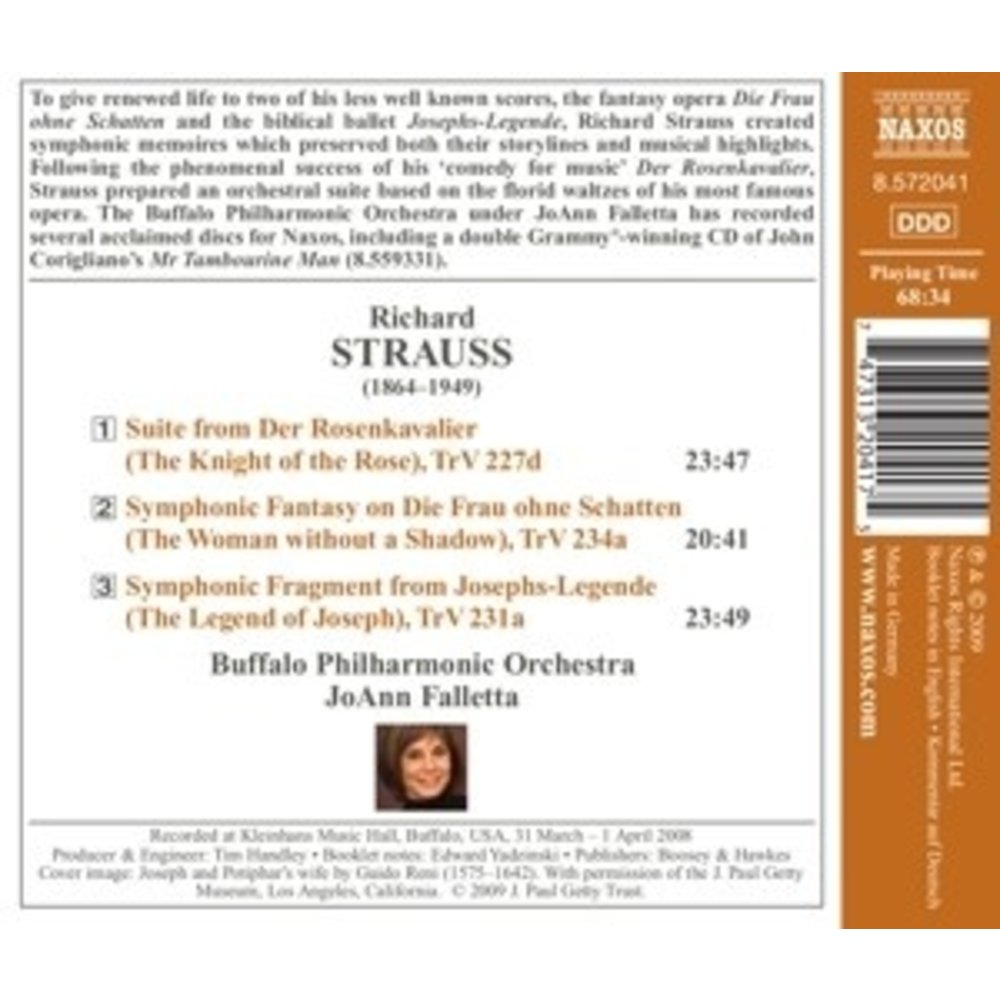Naxos R.strauss: Josephs-Legende