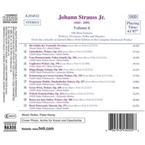 Naxos Strauss:100 M.famous Works V.6