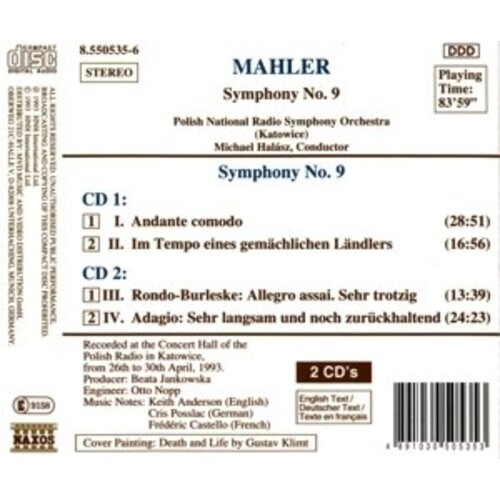 Naxos Mahler: Symphony 9
