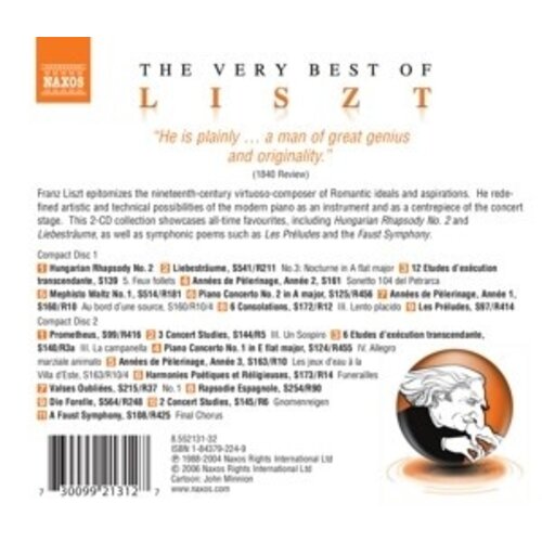 Naxos The Very Best Of Liszt