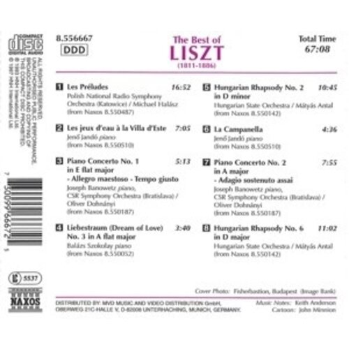 Naxos The Best Of Liszt