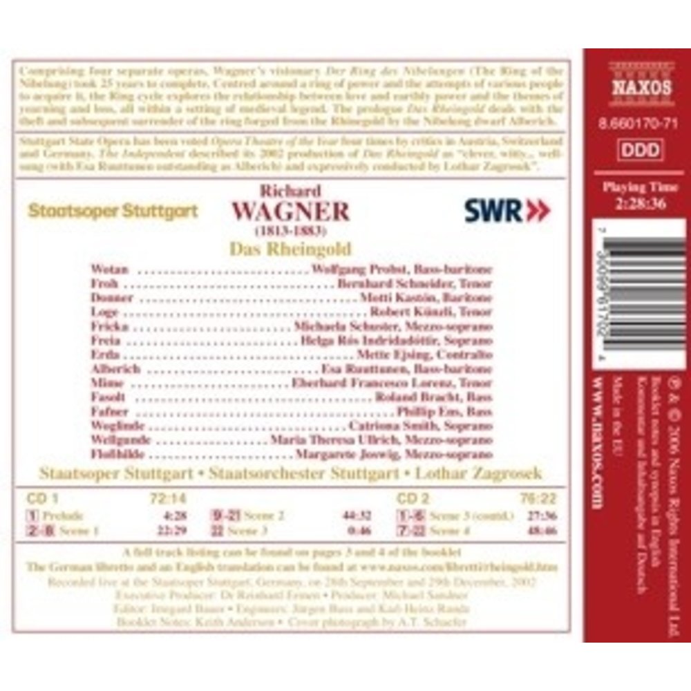 Naxos Wagner, R.: Rheingold (Das) (R