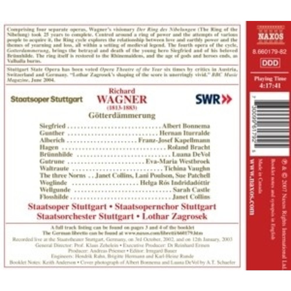 Naxos Wagner: Gotterdammerung