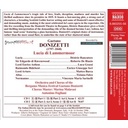 Naxos Donizetti: Lucia Di Lammermoor Naxos Donizetti: Lucia Di Lammermoor