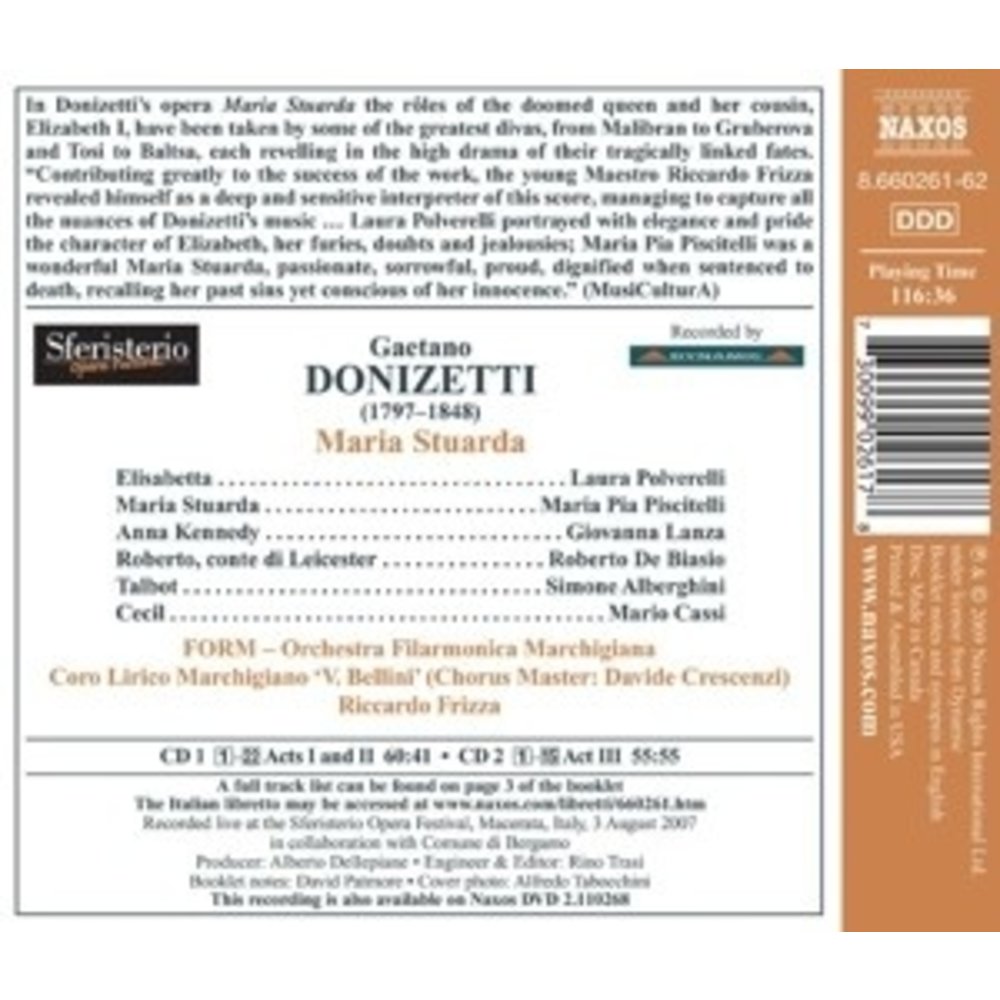 Naxos Donizetti: Maria Stuarda