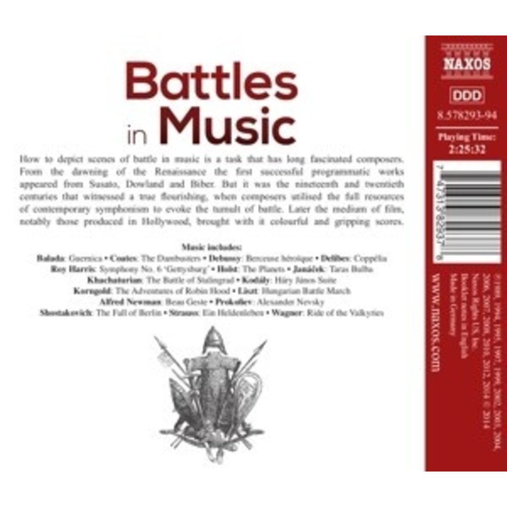 Naxos Battles In Music